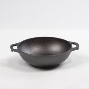 Lodge Logic cast iron mini wok.