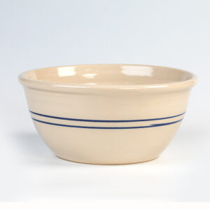 Blue Striped Mixing Bowl