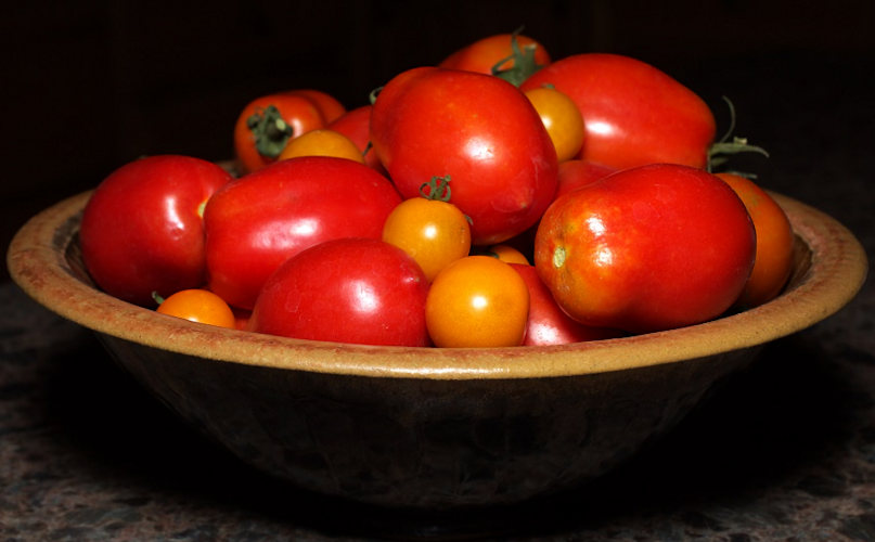 Tomatoes in Bowl